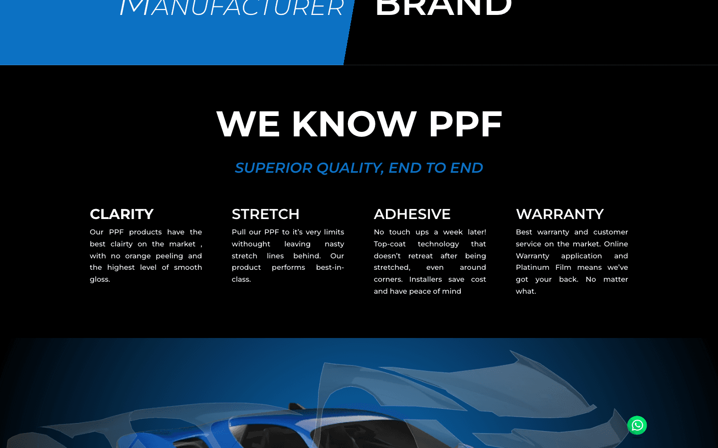 GSWF India old website product section — generic WE KNOW PPF pillars with no specific data